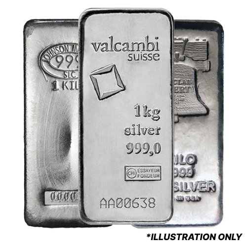 Image of 1 Kilo Silver Bar - Design Our Choice