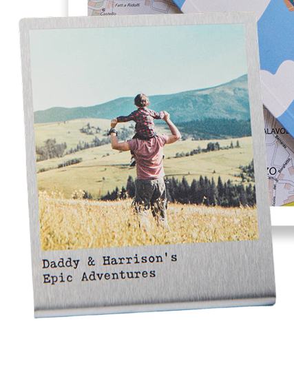 Personalised Stainless Steel Photo Print