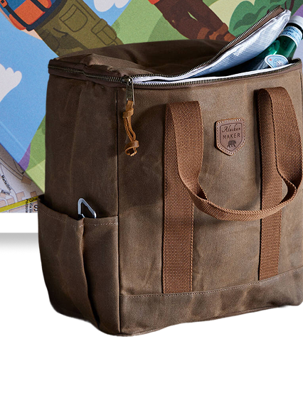 Waxed Canvas Cool Bag
