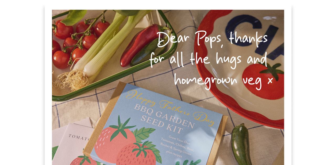 Father’s Day BBQ Garden Seed Kit – Grow Your Own Tomatoes, Chillies And Herbs