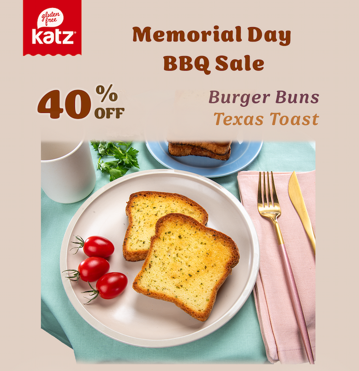 Memorial Day BBQ Sale | 40% Off on Burger Buns and Texas Toast