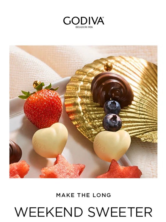 Because Long Weekends Deserve Chocolate