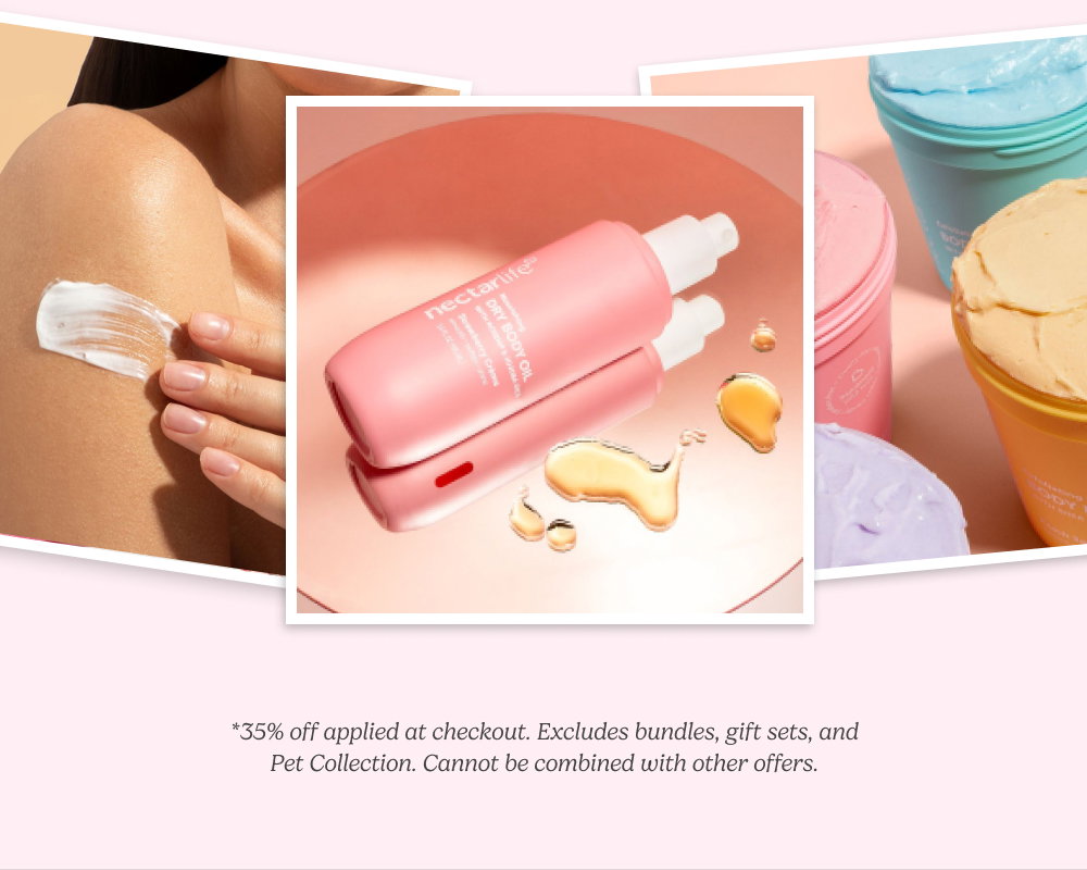 *35% off applied at checkout. Excludes bundles, gift sets, and Pet Collection. Cannot be combined with other offers.