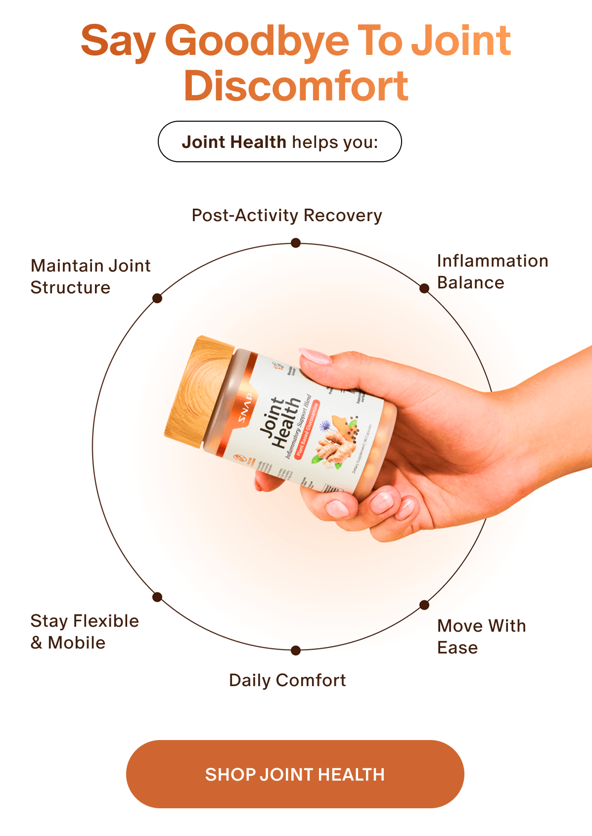 say goodbye to joint discomfort