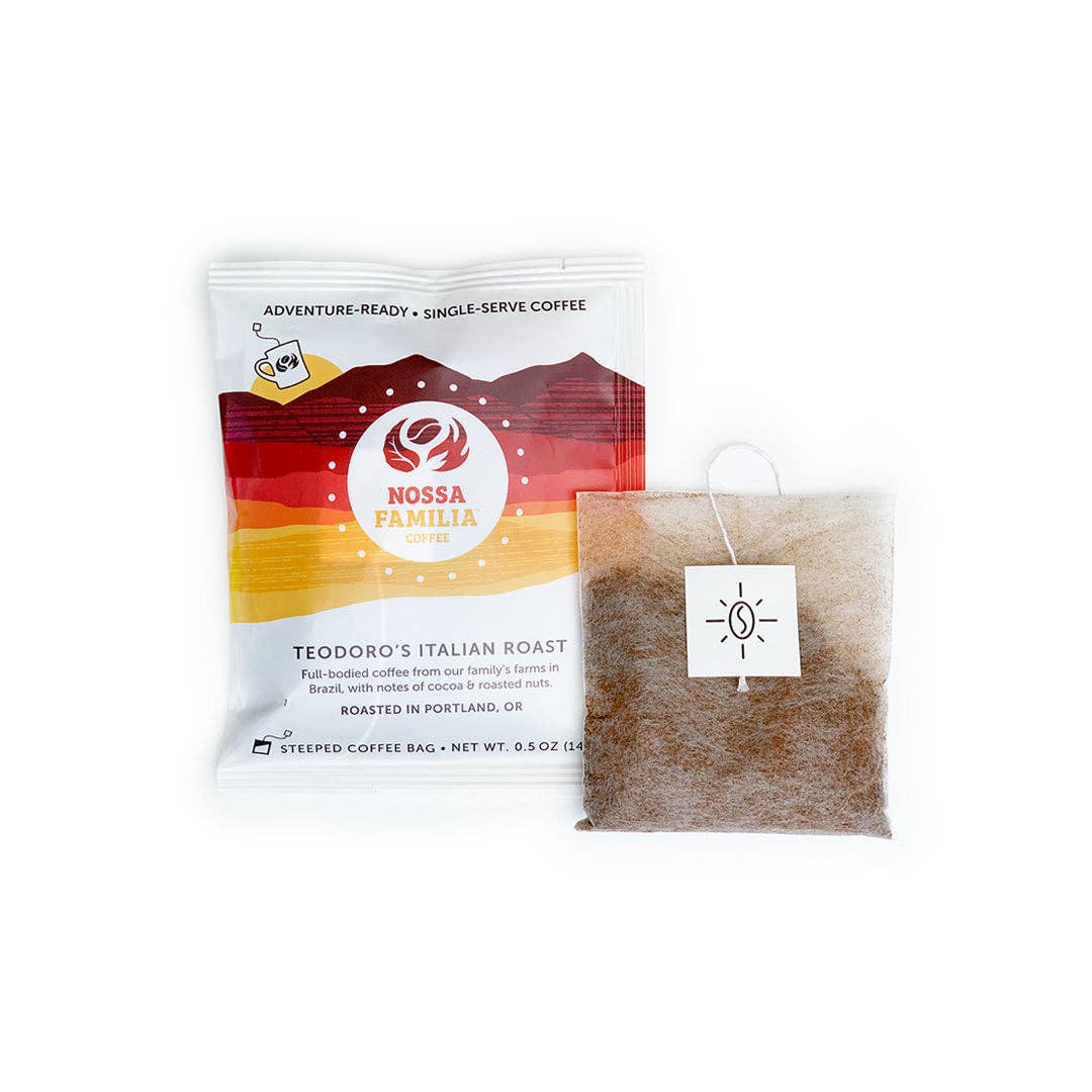 Image of Teodoro's Italian Roast - Steeped Single Serve - 10 bags