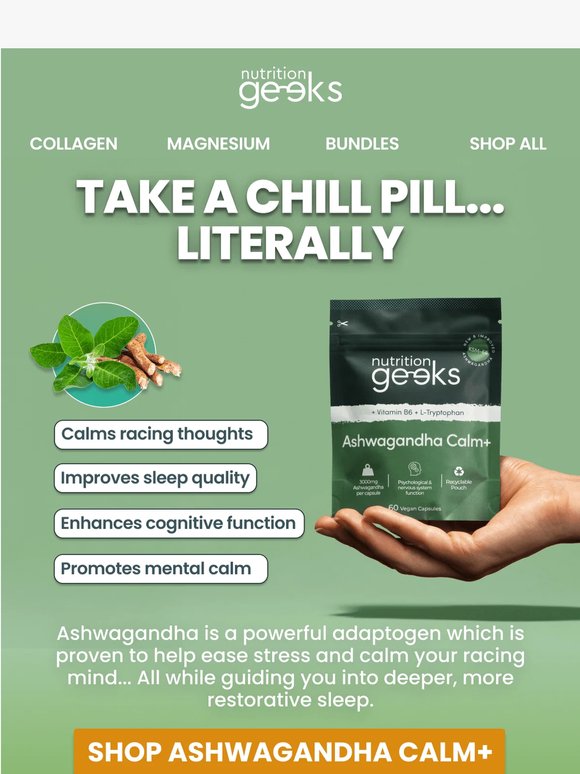 Take a chill pill... Literally! 💊