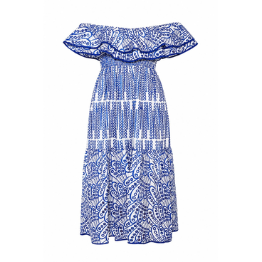 Ruffle Midi Dress