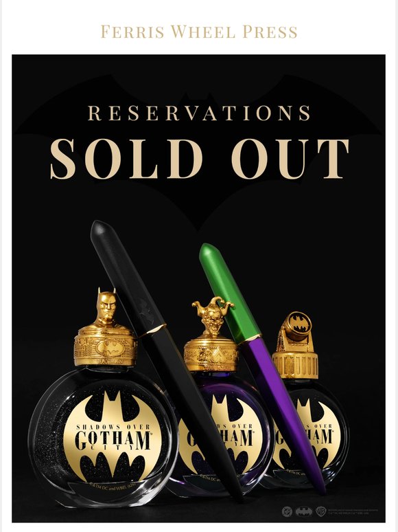 SOLD OUT! All 100 Reservation Spots Claimed