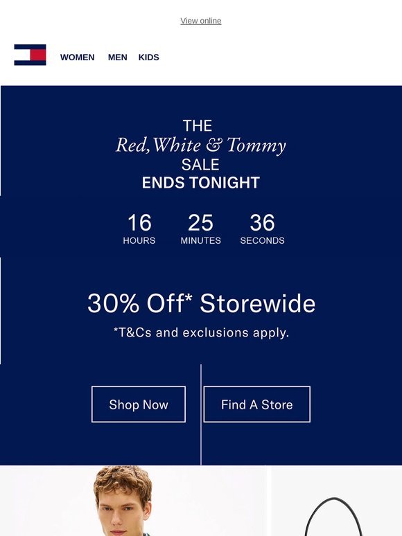 Ends Tonight: 30% Off Storewide