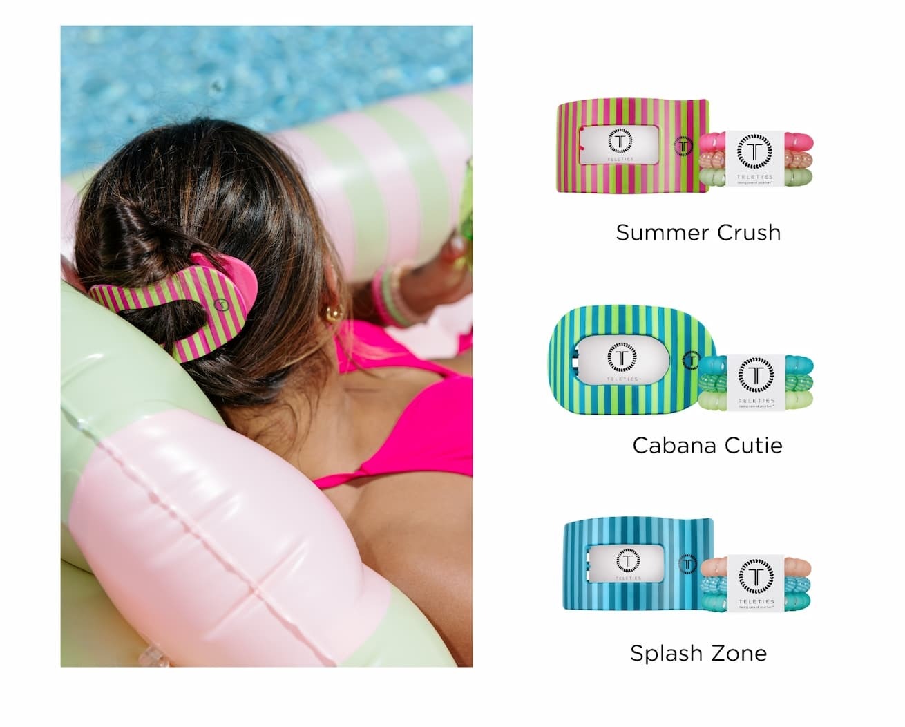 Summer Crush Cabana Cutie Splash Zone Cabana Hair Accessories