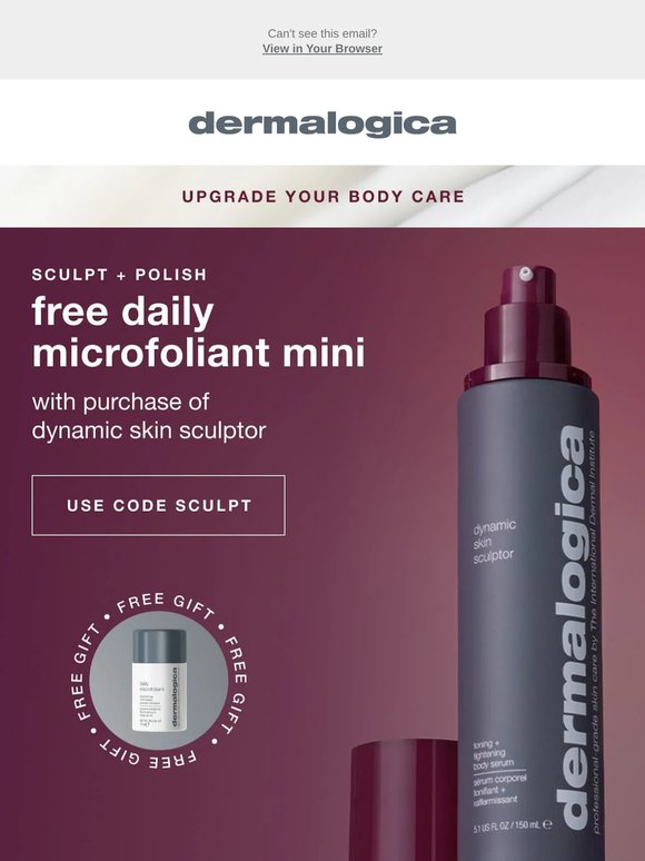 Your body care, upgraded (Step 1 FREE with purchase)