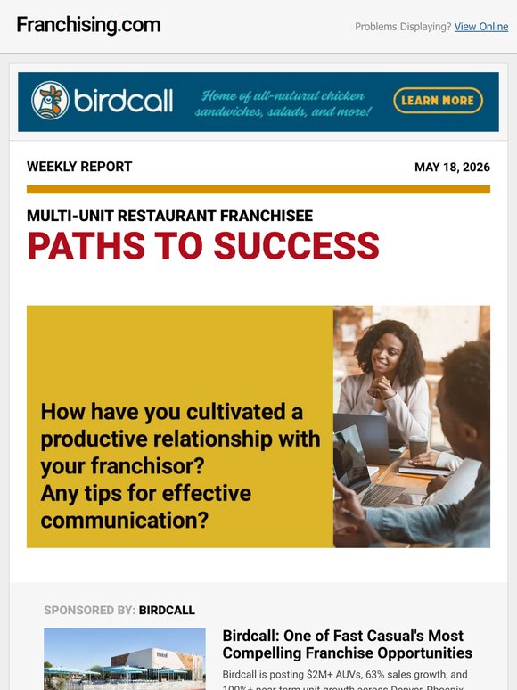 How Restaurant Franchisees Form Productive Relationships with Their Franchisors