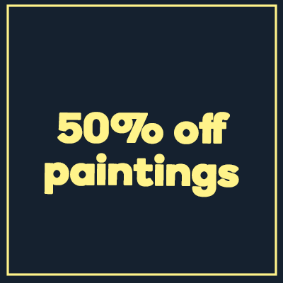 50% off paintings