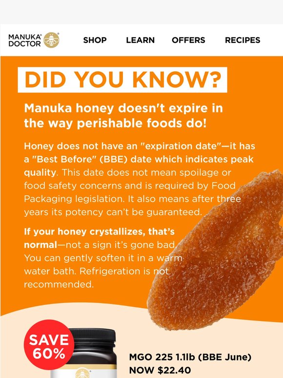 Does honey ever expire? 🍯