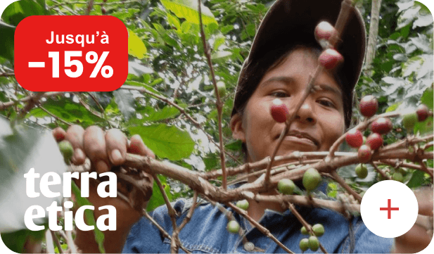 Jusqu'à -15% sur Terra Etica