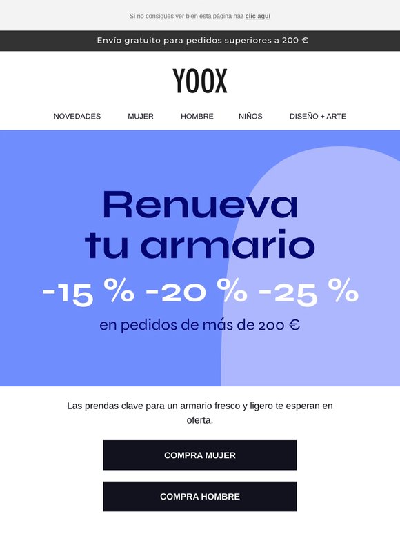 Frescas y ligeras: las prendas clave del armario con -15 % | -20 % | -25 %