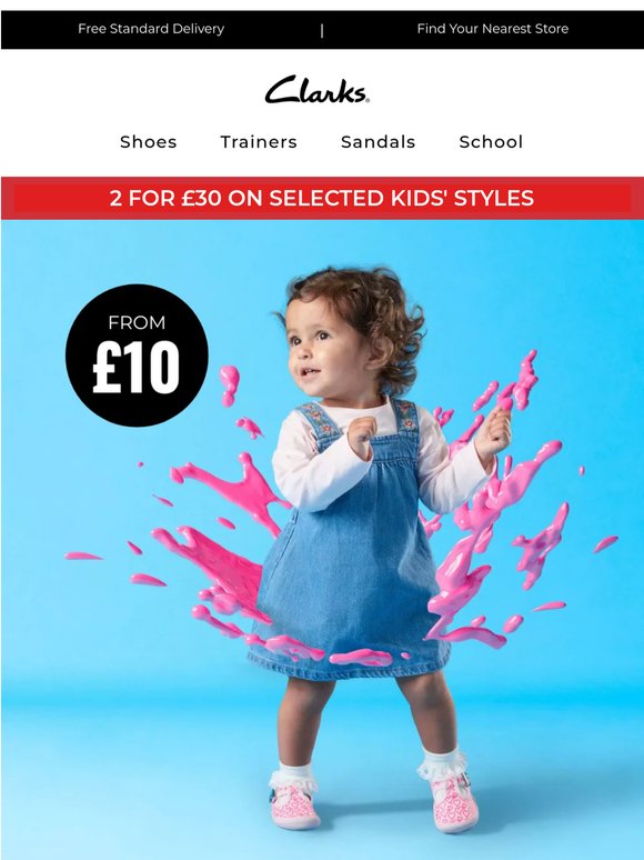 Kids’ bank holiday styles from £10
