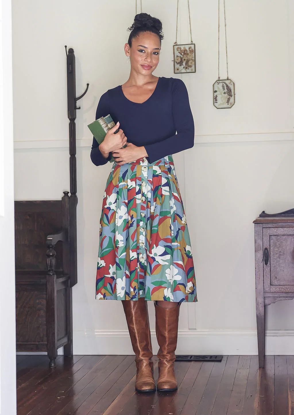 Image of Ruby Skirt Tallow Wood