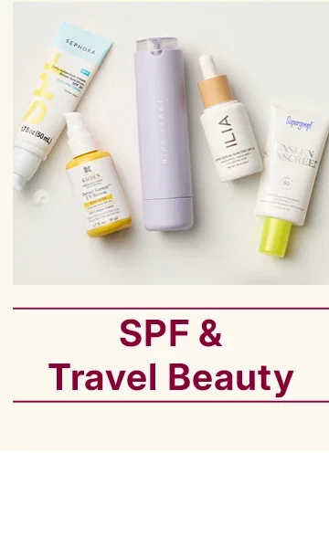 SPF & travel beauty