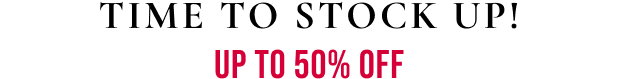 Up to 50% off