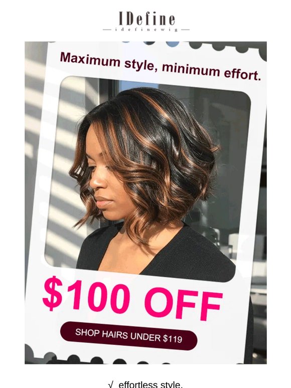 Summer Hair, Don't Care! Under $119!