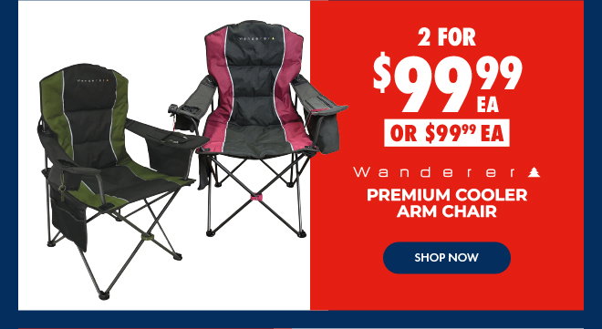 2 for $99.99 Wanderer Premium Cooler Arm Chairs