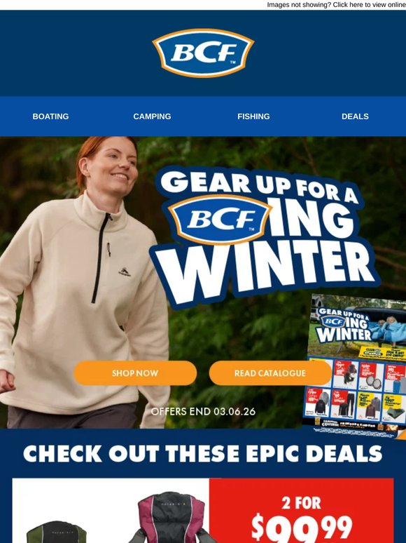 ❄️ Get winter ready with these offers!