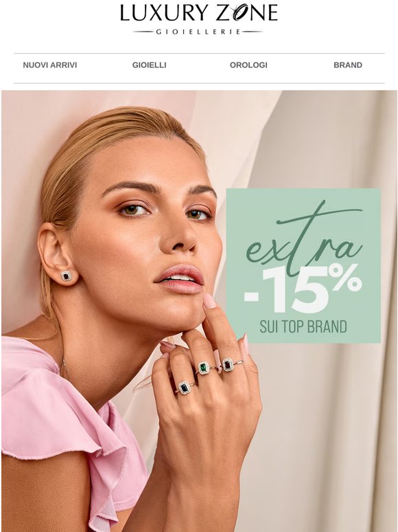 Extra -15% sui brand più amati
