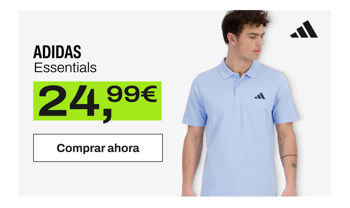 Polo Adidas Essentials botón comprar ahora