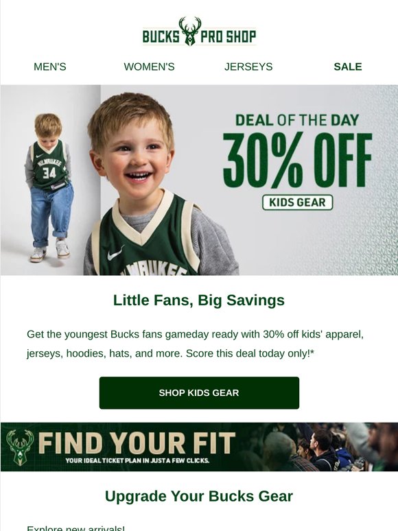 Score 30% Off Kids Gear For Today Only!