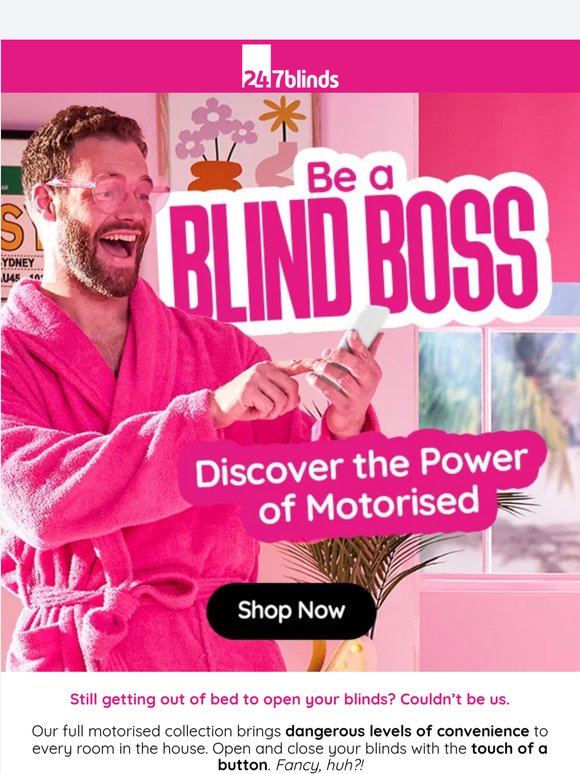 Smart blinds. Smarter mornings!