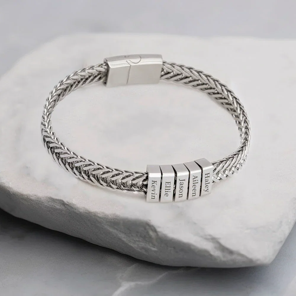 Name Blocks Bracelet