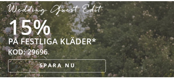 -15% pa festliga kläder