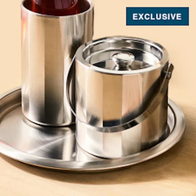 Salisbury & Co Chicago Ice Bucket with Lid, 1.8L
