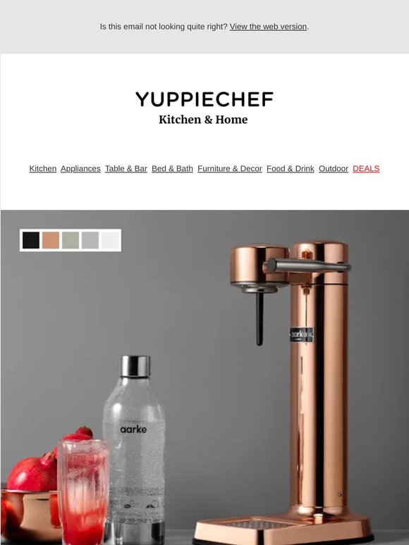 Add your own sparkle to drinks in style with Aarke 🥂