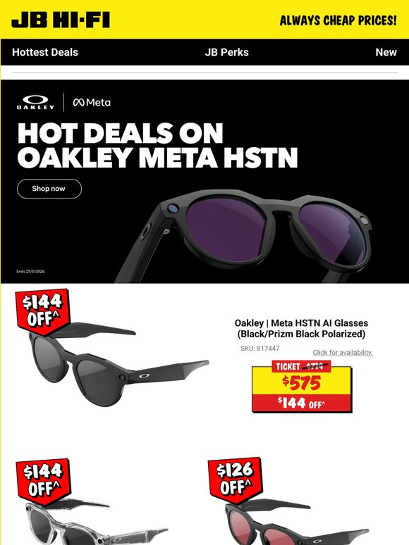 Hot Deals on Meta AI Glasses!