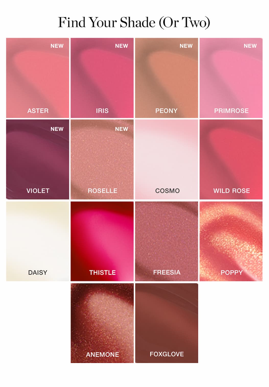 Find Your Shade (Or Two)