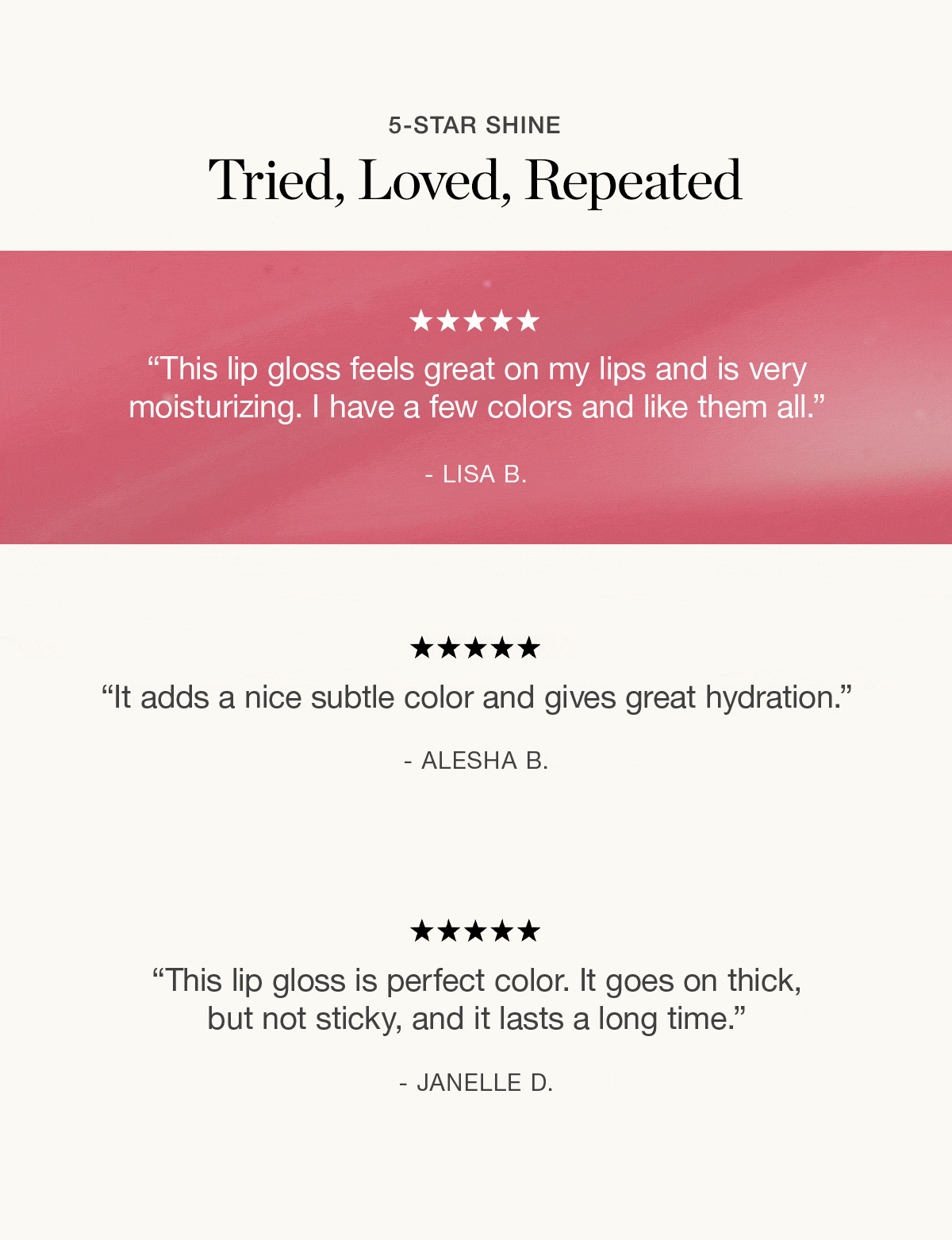 5-STAR SHINE | Tried, Loved, Repeated