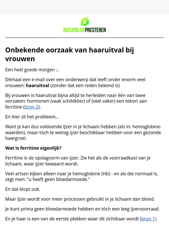 Onbekende oorzaak van haaruitval bij vrouwen 👩‍🦰