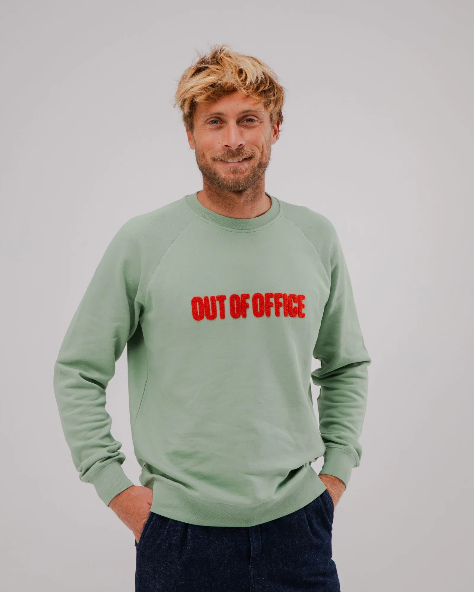 Image of Out Of Office Sweatshirt Mint