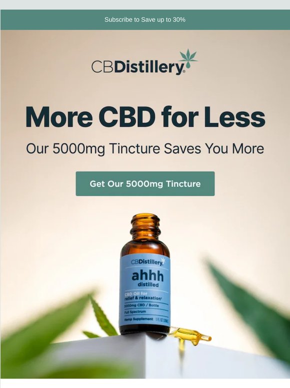 Save $60 on Our Best-Selling Oil Tincture!