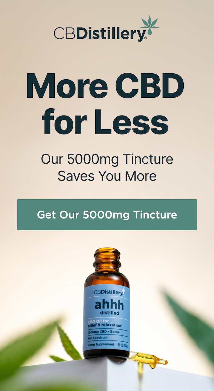 More CBD for Less: Our 5000mg Tincture Saves You More. Get Our 5000mg Tincture