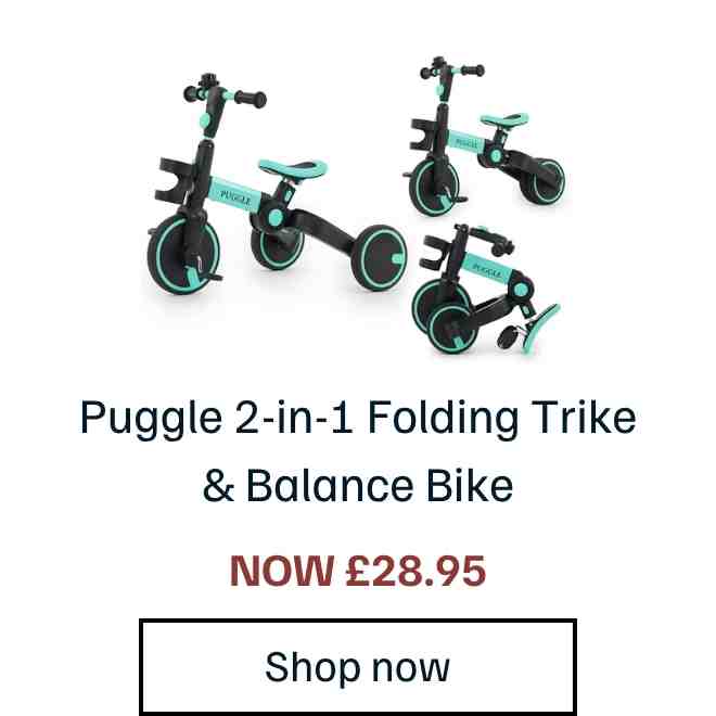 Puggle 2-in-1 Folding Trike & Balance Bike