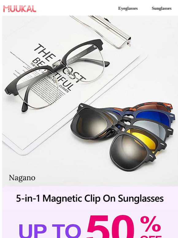 Rx & Sunglasses Together: 50% OFF.