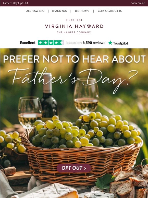 Would you prefer not to hear about Father's Day?