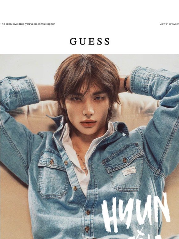 Hyunjin x GUESS | Just Dropped
