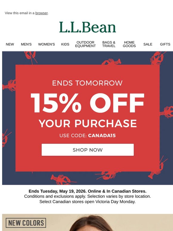 Victoria Day Savings: Take 15% OFF Your Purchase