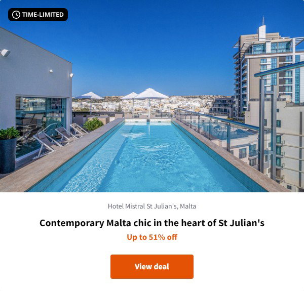 Contemporary Malta chic in the heart of St Julian's