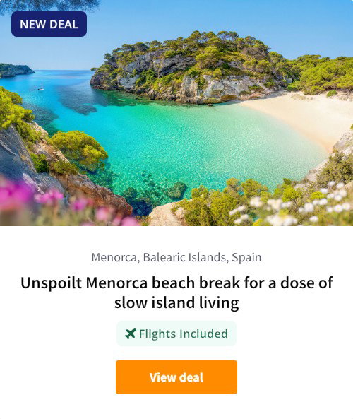 Unspoilt Menorca beach break for a dose of slow island living