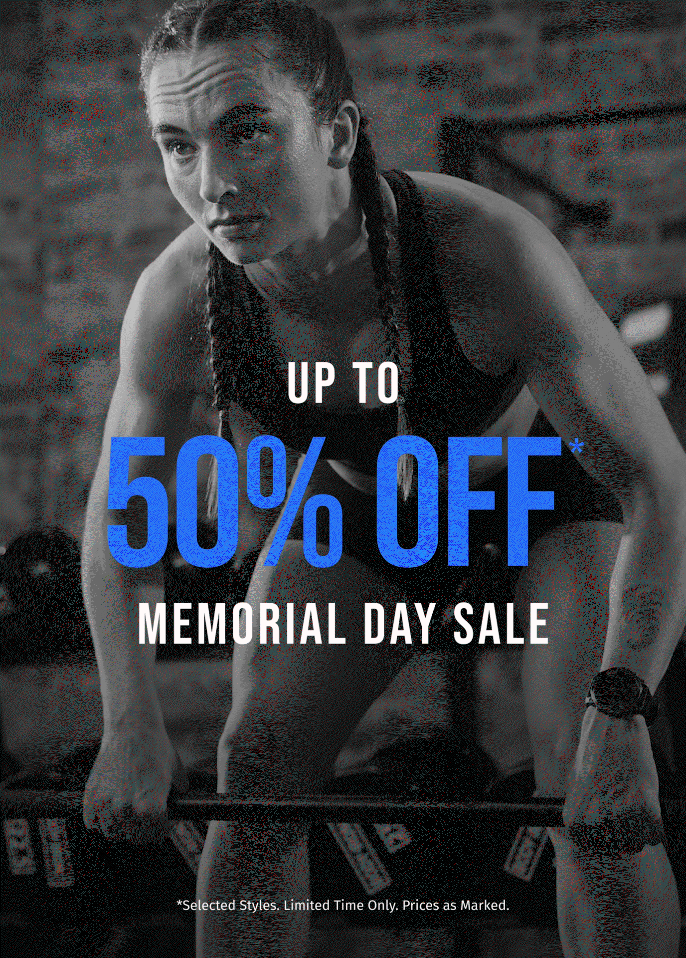 UP TO 50% OFF MEMORIAL DAY SALE  